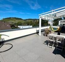 Saarburg – schönes Penthouse mit großer Terrasse und Burgblick - Ayl