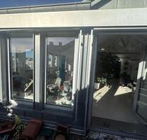 Penthouse in Bestlage – privates Treppenhaus (Hauscharakter) & große uneinsehbare Dachterrasse - Mannheim Fahrlach