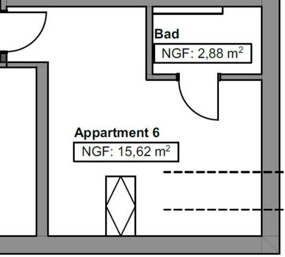Foto - Helles vollmöbliertes kompaktes 1-Zi.-Appartement im grünen