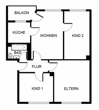 Foto - 3-Zimmer-Wohnung in Gelsenkirchen Hassel