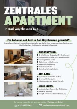 Foto - Monteurer 3 Zimmer Wohnung Montage voll möbliert