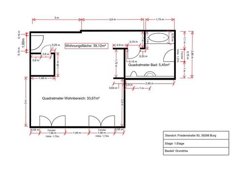 Foto - 1.5 Zimmer Etagenwohnung zum Kaufen in Burg