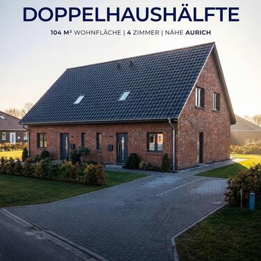 Foto - Neubau Doppelhaushälfte in Aurich Schirum zu vermieten