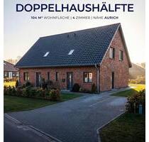 Neubau Doppelhaushälfte in Aurich Schirum zu vermieten