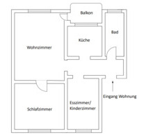 Schöne 3-Raum-Wohnung mit Balkon in Essen-Katernberg - Sprockhövel