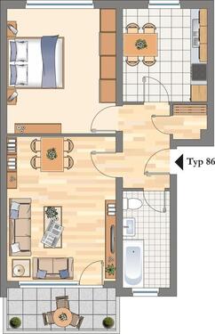 Foto - Etagenwohnung zur Miete in Hattingen