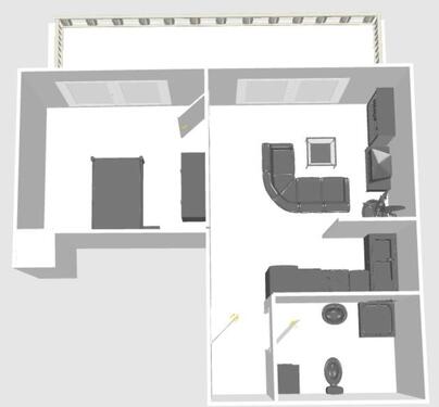 Foto - 2-Raum, 48m², Schöne Mietwohnung mit Balkon Merseburg,