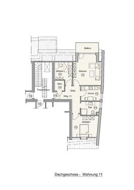 Foto - 3 Zimmer Dachgeschoßwohnung in Bernburg (Saale)