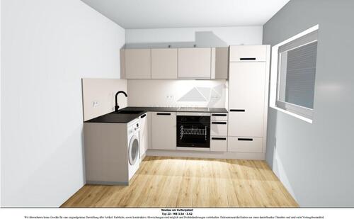 Foto - ++NEU++ Barrierefreie 1-Raum-Whg. mit Balkon und Einbauküche am Pelzmühlenteich