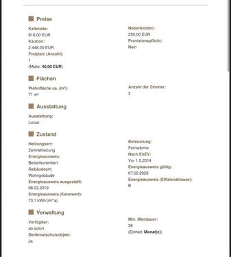 Foto - 3 Zimmer Erdgeschoßwohnung zur Miete in Nauen