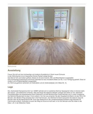 Foto - Erdgeschoßwohnung in Nauen zur Miete