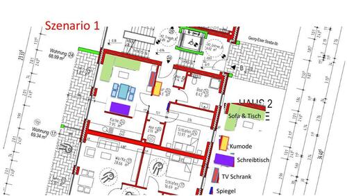 Foto - 2 Zimmer Erdgeschoßwohnung zur Miete in Oldenburg