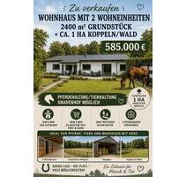 Pferdehof mit Wohnhaus, 2 Wohneinheiten & 5 Pferdeboxen 66119 - Saarbrücken St. Arnual