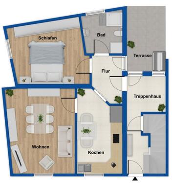 Foto - Etagenwohnung in Iserlohn zur Miete