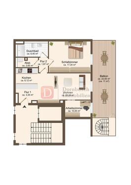 Foto - Etagenwohnung in Frankfurt am Main zur Miete