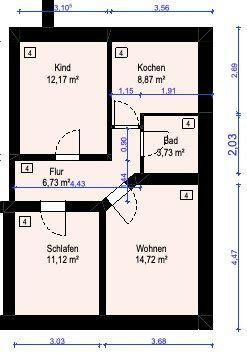 Foto - 3.5 Zimmer Erdgeschoßwohnung zur Miete in Dortmund