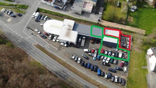 Foto - Lagerhalle Halle Werkstatt Werkstatthalle Garage Schraubergarage