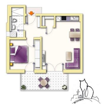 Foto - 2 Zimmer Etagenwohnung in Landau an der Isar