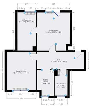 Foto - Etagenwohnung zur Miete in Thale