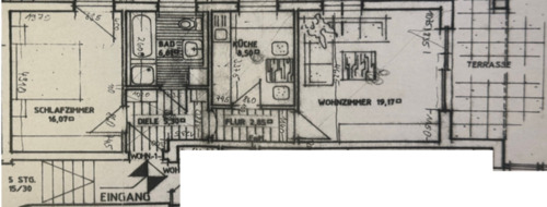 Foto - 2 Zimmer Etagenwohnung zur Miete in Bad König