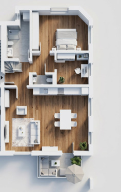 Foto - Attraktive 3,5-Zimmer Wohnung mit Balkon in Radolfzell am Bodense