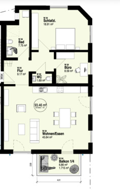 Foto - 3.5 Zimmer Etagenwohnung zur Miete in Radolfzell am Bodensee