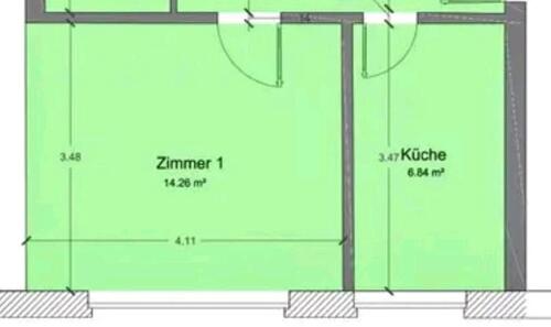 Foto - schöne 2-Zimmer-Wohnung HH-Schnelsen