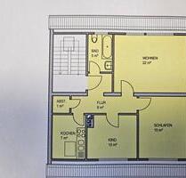 Dachgeschosswohnung in 61191 Rosbach - Rosbach vor der Höhe