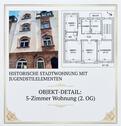 Schöne Altbauwohnung - 340.000,00&nbsp;EUR Kaufpreis, ca.&nbsp; 100,00&nbsp;m&sup2; in Nürnberg (PLZ: 90443) Gibitzenhof