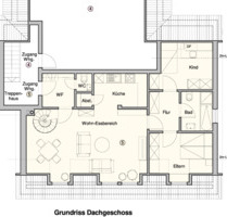 GroßzüDachgeschoss-Maisonette (99,61 m²) über 2 Etagen - Schmallenberg