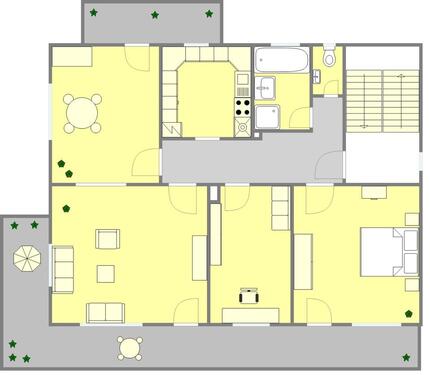Foto - 6 Zimmer Etagenwohnung in Heilbronn