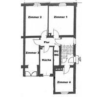 Vermietete 4 Zimmer Altbauwohnung im Hochparterre (71,5 m²) - Darmstadt Darmstadt-Nord