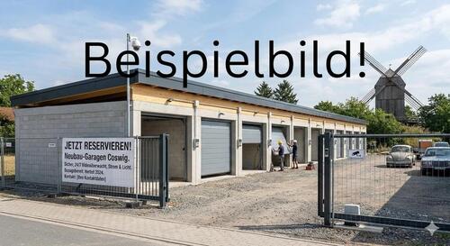 Foto - Garagen-Neubau Coswig: Sicher, Video & Strom – Jetzt reservieren!
