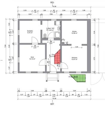 Foto - Kernsanierte Erdgeschoss Wohnung 3 Zimmer