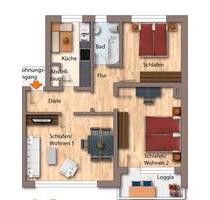 Helle 2-Zimmer- Eigentumswohnung mit Balkon in Titz-Jackrath