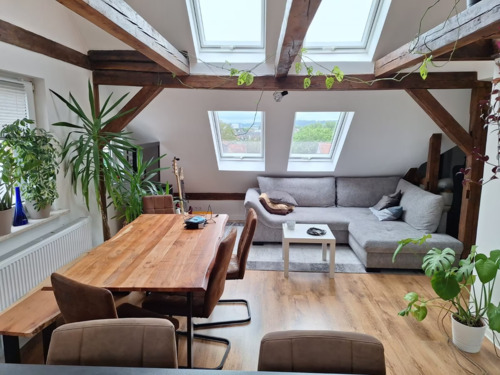 Foto - Maisonettewohnung im Dachgeschoss mit Blick über Bayreuth