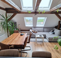 Maisonettewohnung im Dachgeschoss mit Blick über Bayreuth