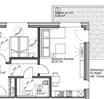 Barrierefreie Neubauwohnung mit Balkon, Fußbodenheizung & Aufzug - Goch