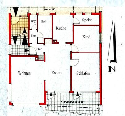 Foto - großzügige, helle 3,5 Zi-Wohnung