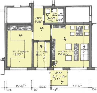 Foto - 2 Zimmer Etagenwohnung zum Kaufen in Stuttgart