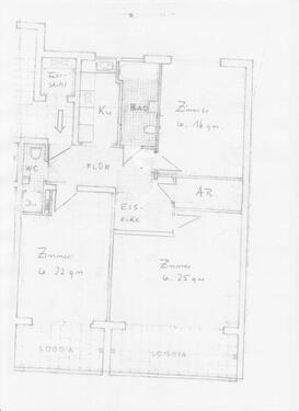 Foto - 3 Zimmer Etagenwohnung zur Miete in Nürnberg