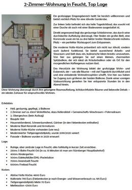 Foto - 2 Zimmer Etagenwohnung in Feucht