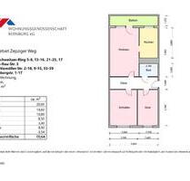 3-Raum-Wohnung im Erdgeschoss zu vermieten - Bernburg (Saale)