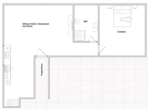 Foto - Wohnung im Außenbereich - 630,00&nbsp;EUR Kaltmiete, ca.&nbsp; 55,00&nbsp;m&sup2;