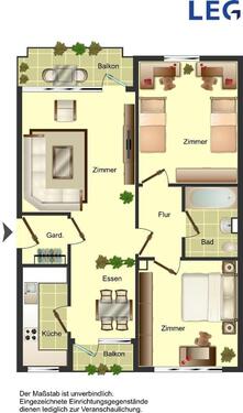 Foto - 3 Zimmer Etagenwohnung in Düsseldorf