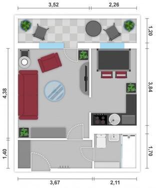 Foto - Etagenwohnung zur Miete in Stendal