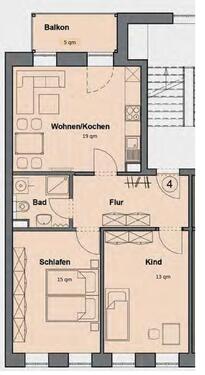 Foto - 3 Zimmer Etagenwohnung zur Miete in Leipzig