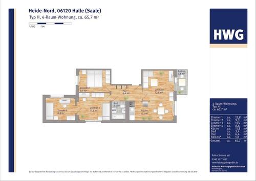 Foto - Etagenwohnung in Halle (Saale) zur Miete