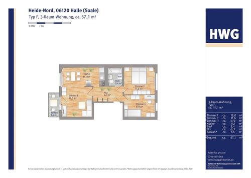 Foto - Etagenwohnung in Halle (Saale)