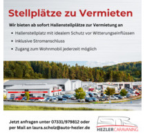 Hallenstellplätze zu vermieten - 100,00 EUR Miete, in Amstetten (PLZ: 73340)